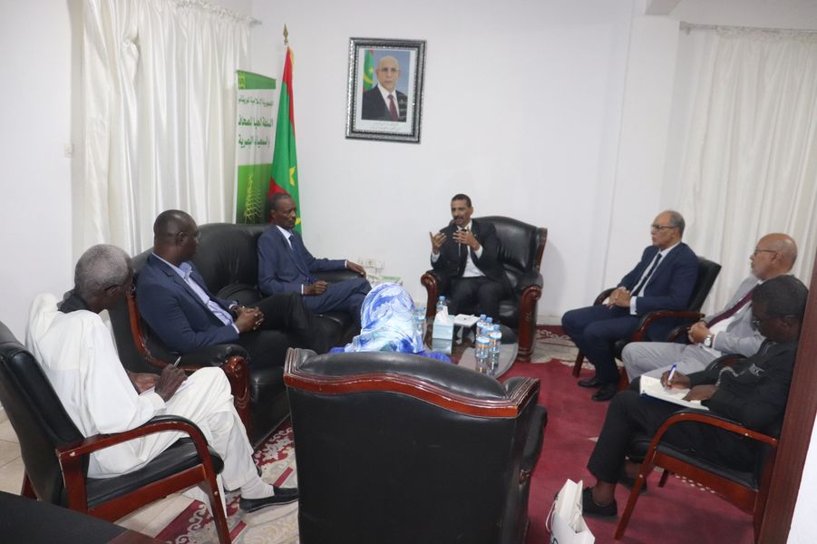 رئيس الهابا يستقبل مدير وكالة الصحافة السنغالية