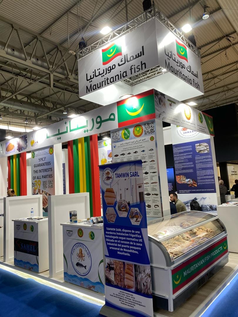 موريتانيا تشارك في معرض برشلونة الدولي 2024 للمنتجات البحرية