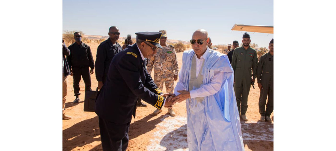رئيس الجمهورية يتوجه إلى نواكشوط في ختام زيارته لمدينة ولاته