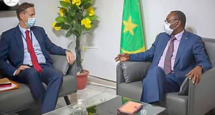 ولد الزحاف يستقبل سفير الاتحاد الاوربي