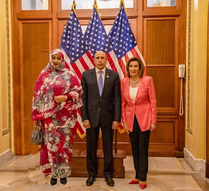 ولد الغزواني يحضر حفل عشاء أقامته رئيسة مجلس النواب&nbsp;(…)