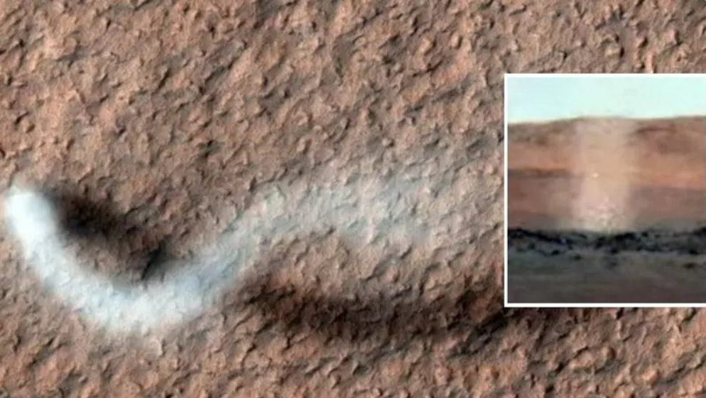 شاهد زوبعة من عالم غير الأرض صوّرها العلماء وسجلوا صوتها