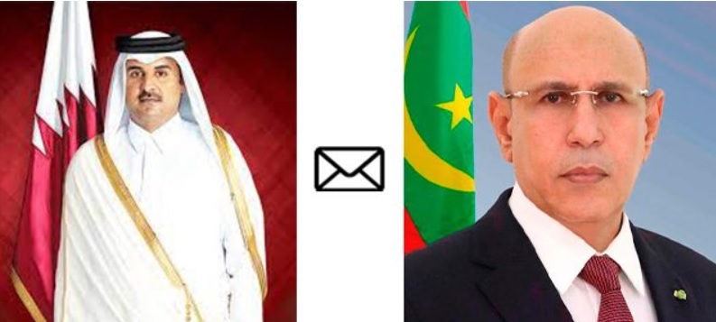 هذا ما راسل به اليوم الرئيس ولد الغزواني أمير قطر تميم