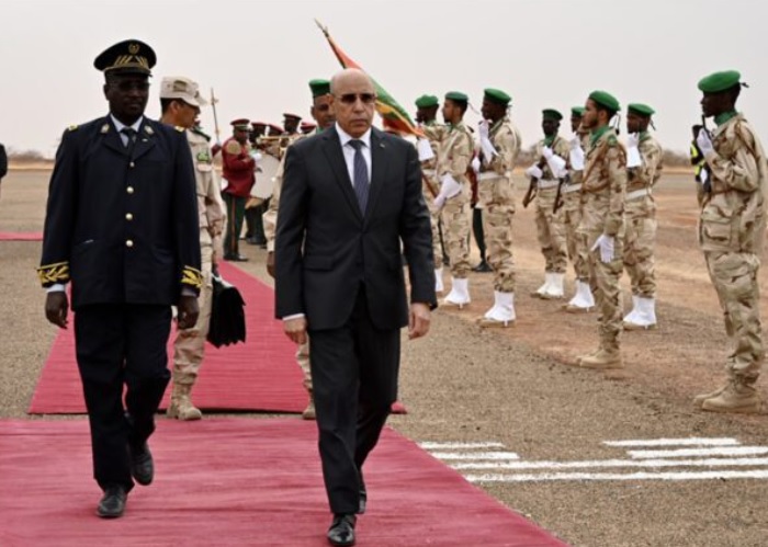 ولد الغزواني يبدأ زيارة ولاية الحوض الغربي ولبراكنه