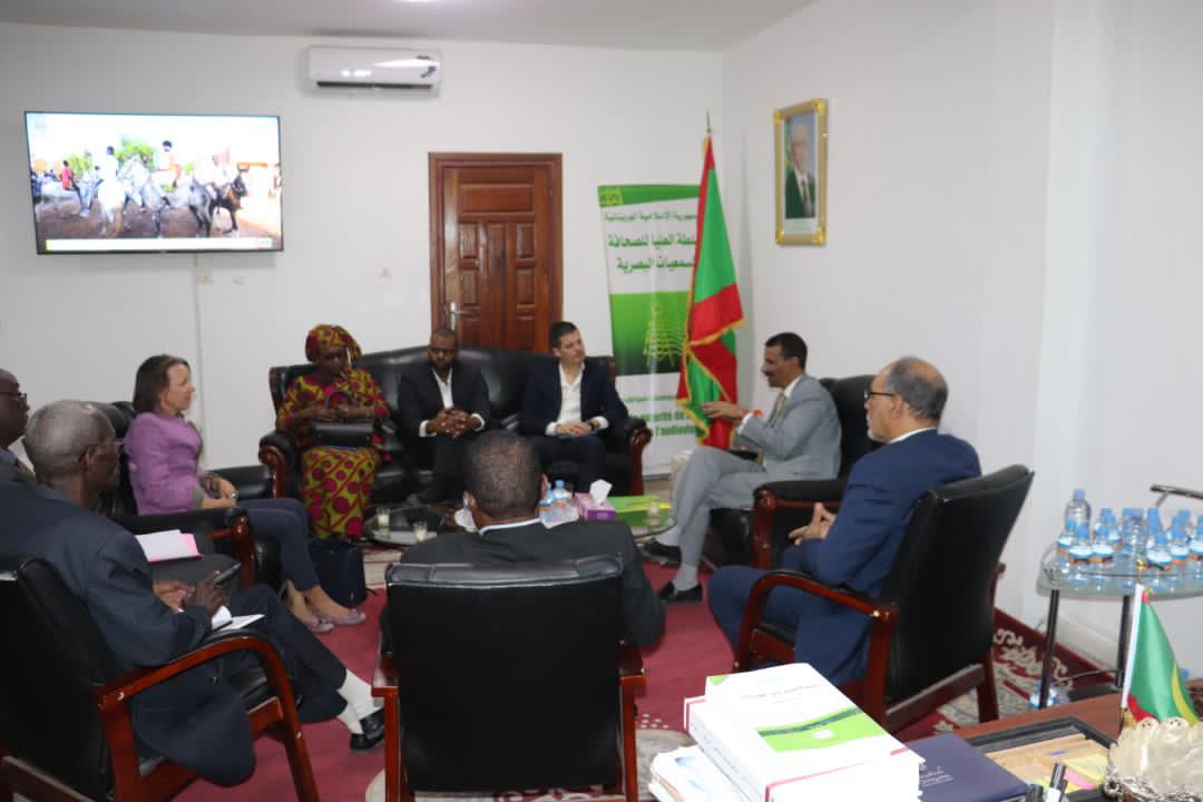 رئيس الهابا ولد مدو يلتقي بسفيرة ألمانيا