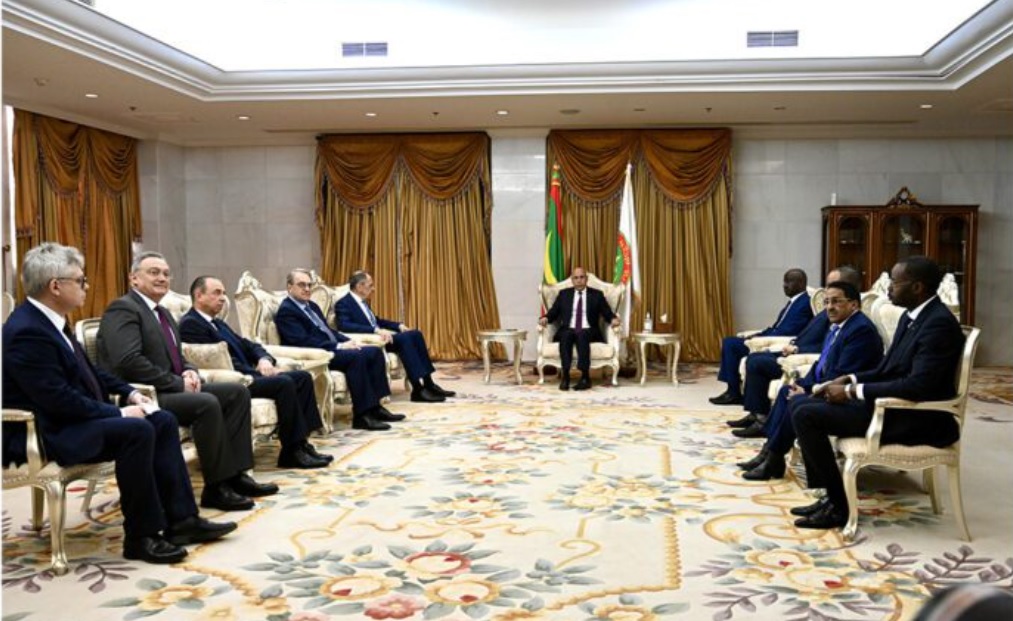 ولد الغزواني يلتقي وزير الخارجية الروسي