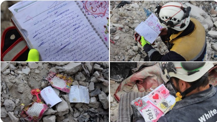قصة طفلة دفنت تحت الأنقاض وخرجت مذكراتها لتروي قصتها