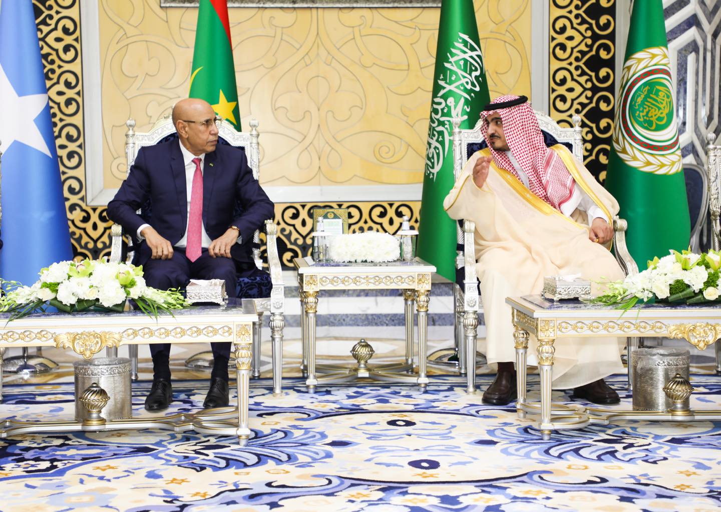 صور من وصول الرئيس غزواني لجدة