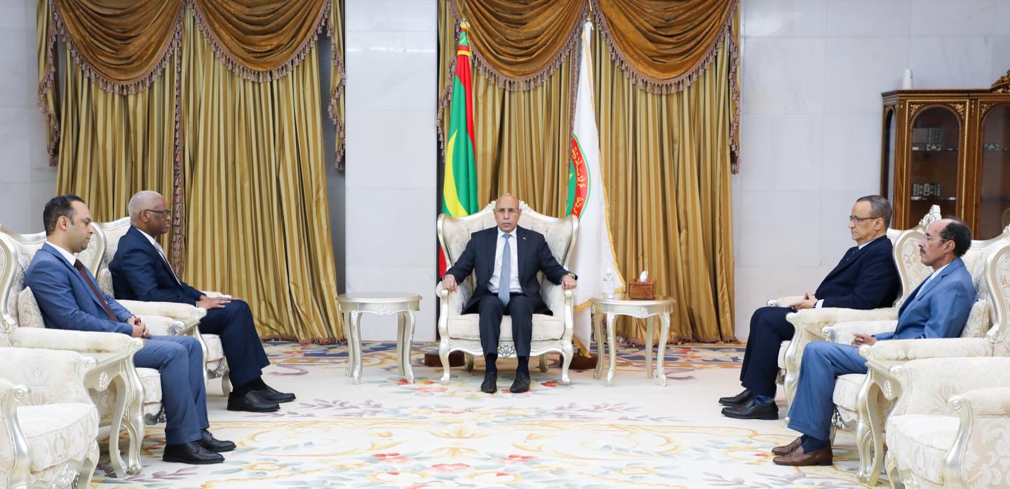 الرئيس غزواني يلتقي رئيس بعثة الأمم المتحدة متعددة&nbsp;(…)