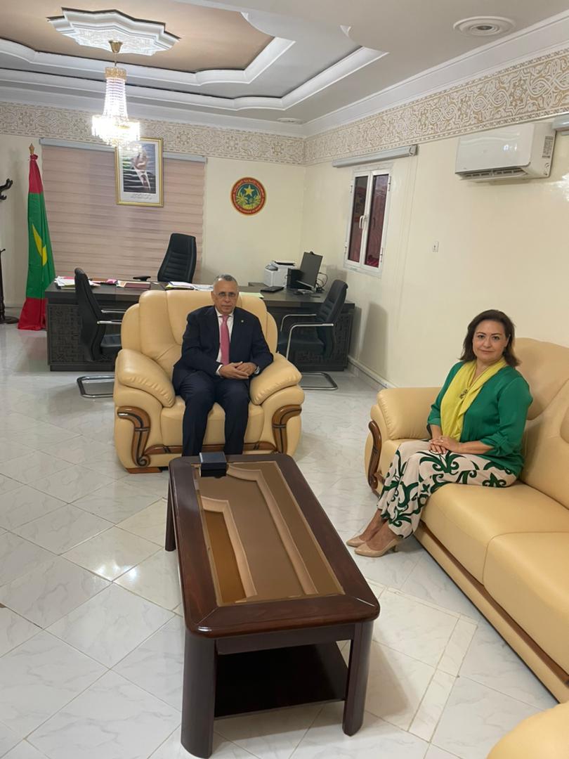 ولد بوحبيني يستقبل سفير اسبانيا في موريتانيا