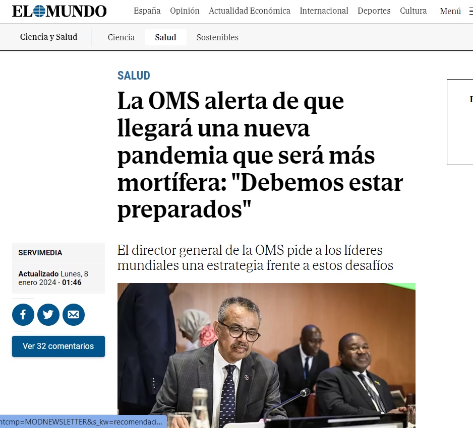 الصحة العالمية: فيروس كورونا الجديد (COVID-Omicron XBB) (…)