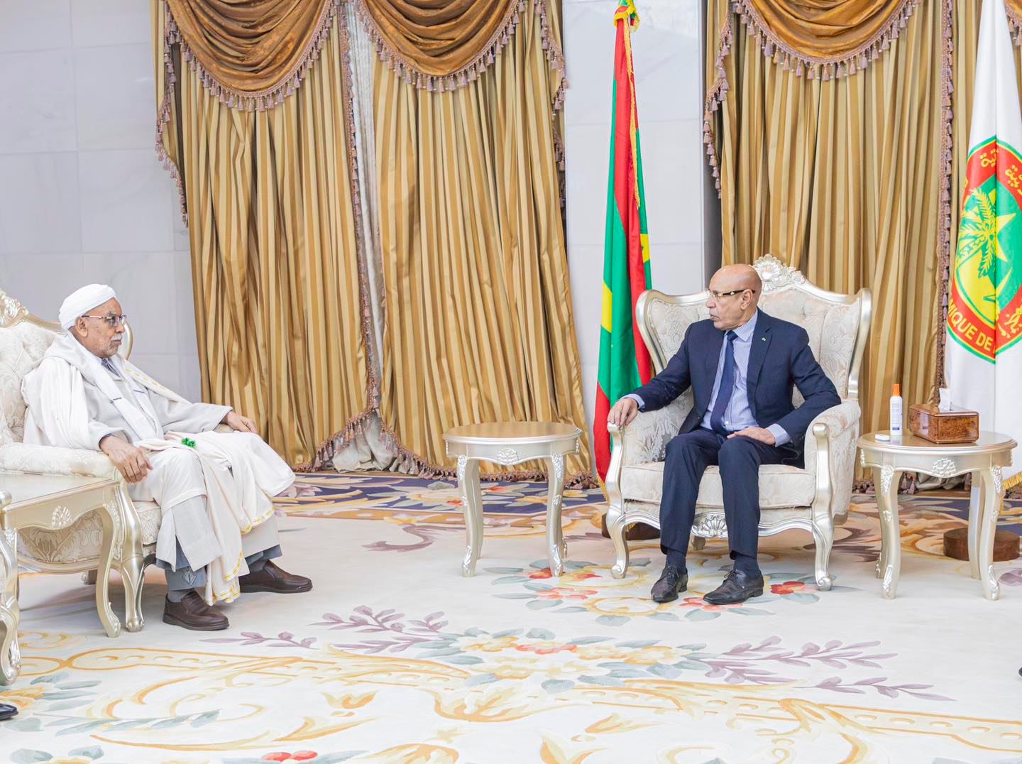 الرئيس غزواني يلتقي الخليفة العام للطريقة التيجانية في&nbsp;(…)