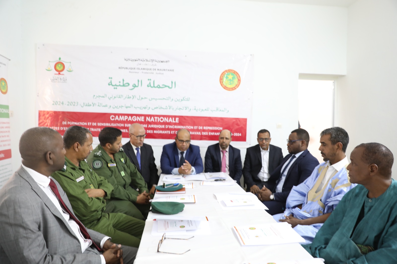 بعثة وزارة العدل المكلفة بحملة التكوين والتحسيس حول&nbsp;(…)