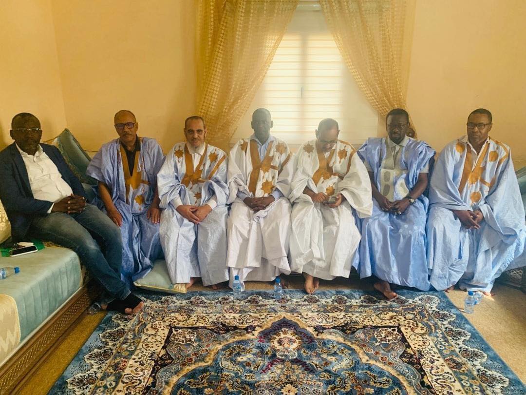 رؤساء أحزاب يتضامنون مع النائب بيرام ولد اعبيدي ويزورونه&nbsp;(…)