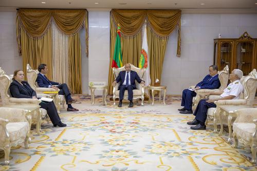 ولد الغزواني يستقبل وفدا من حلف شمال الأطلسي