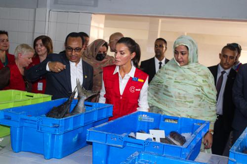 حرم الرئيس الموريتاني وملكة إسبانيا تزوران الشركة&nbsp;(…)