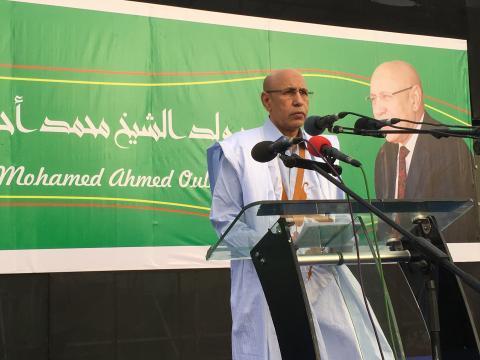 الرئيس سيعلن ترشحه من انواذيبو