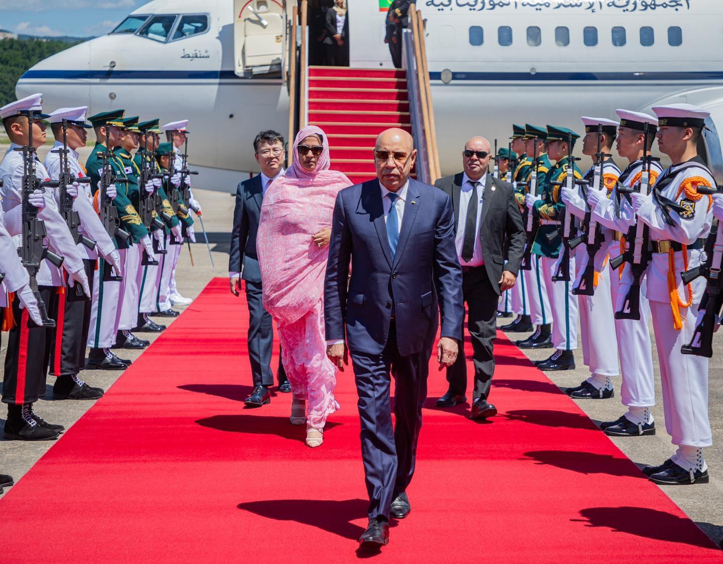 الرئيس غزواني يصل إلى سيول عاصمة كوريا الجنوبية