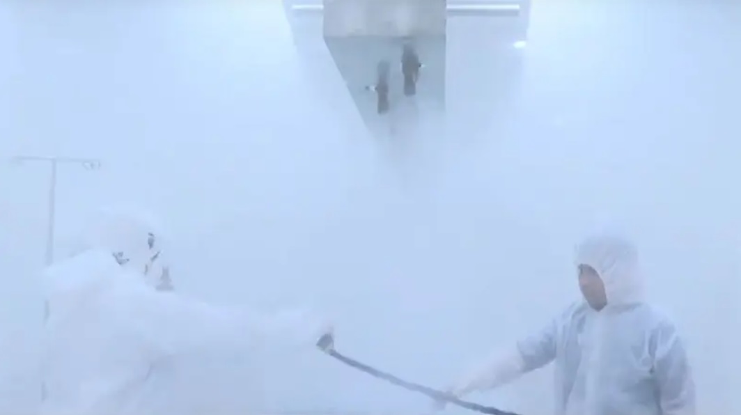 هكذا يعمل مركز متخصص لعلاج ضربات الشمس للحجاج