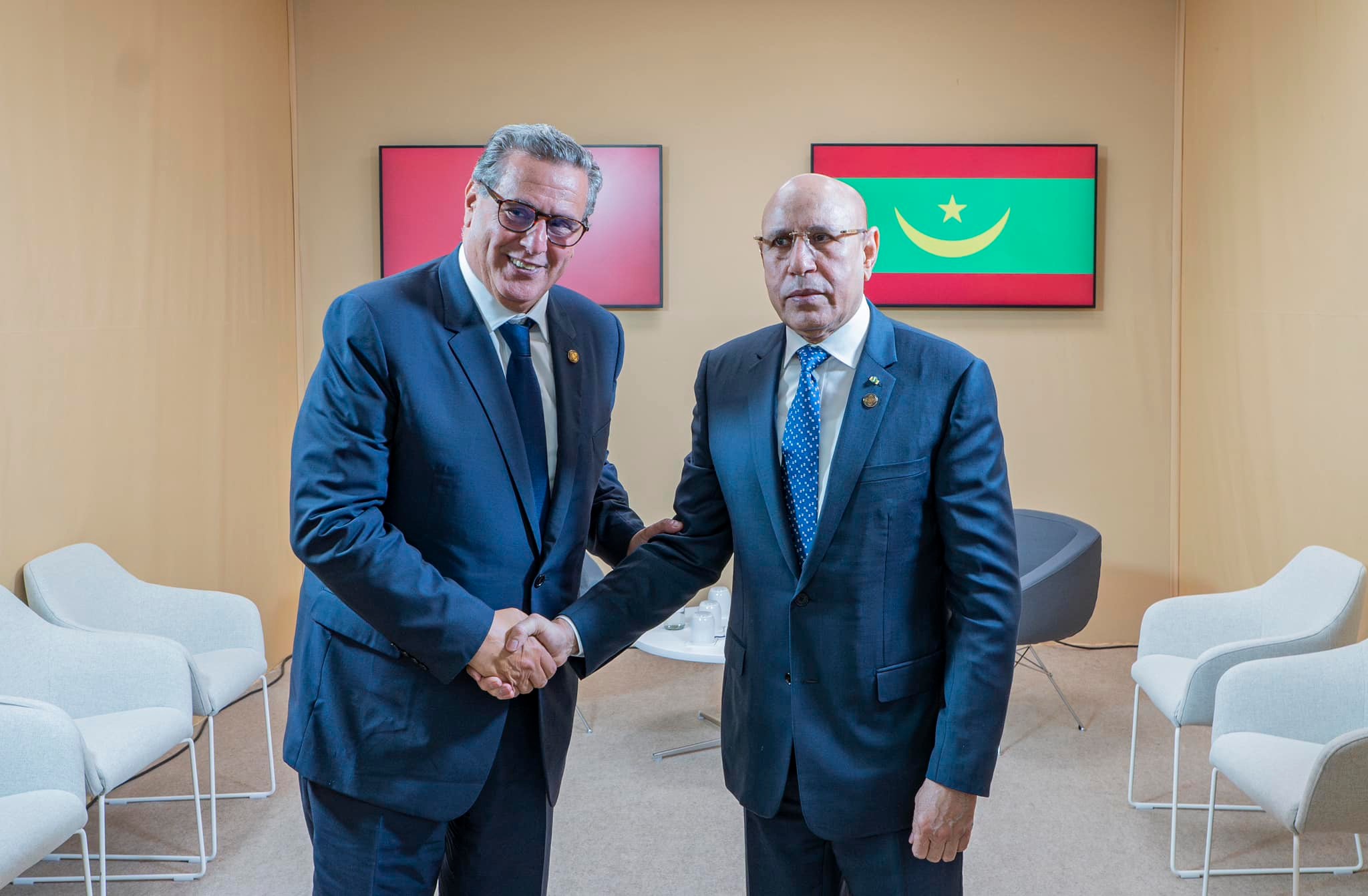 الرئيس غزواني يلتقي في باريس برئيس الحكومة المغربية&nbsp;(…)