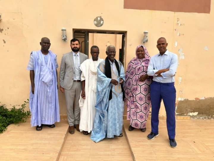 المسؤول السياسي بالسفارة الأمريكية بانواكشوط يتلقي&nbsp;(…)