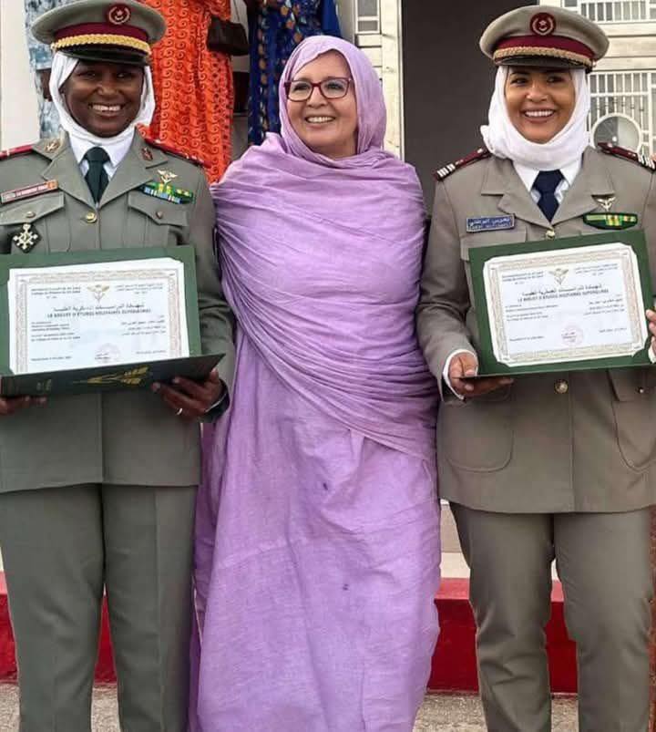 نورة منت بيه أول موريتانية تصل لرتبة عقيد في الحرس&nbsp;(…)