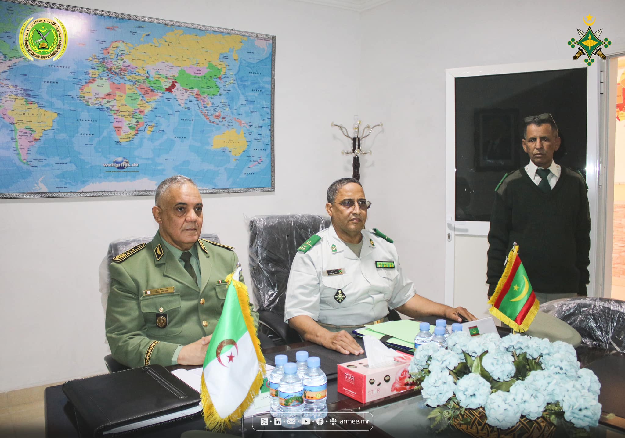 وفد عسكري جزائري يبحث تنسيق الجهود في مجال الأمن&nbsp;(…)