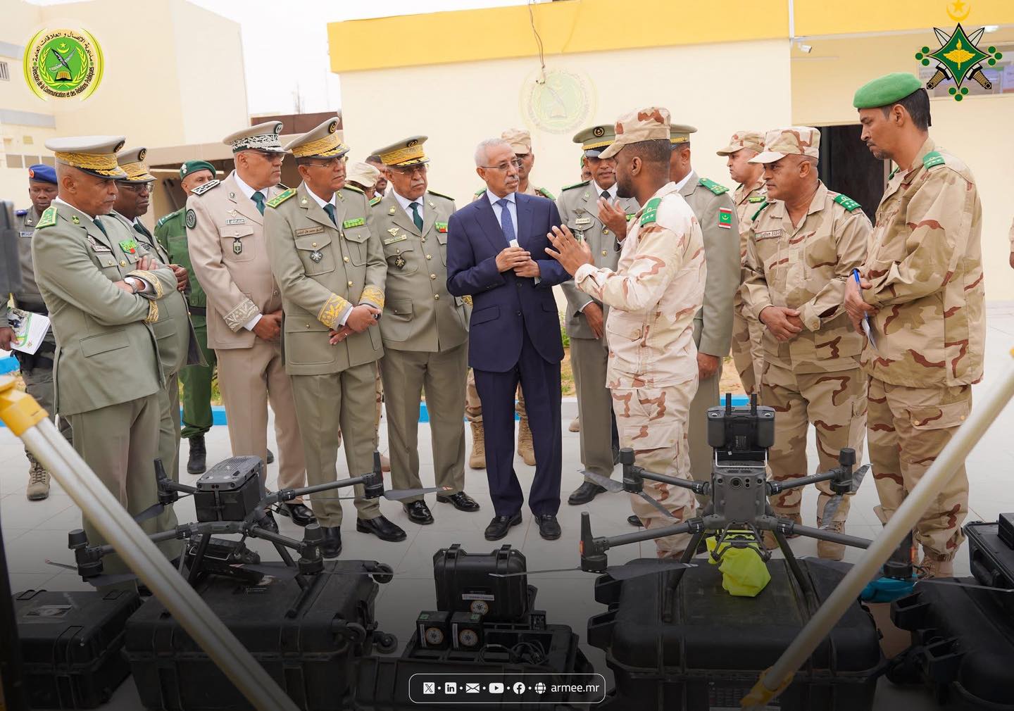 وزير الدفاع وقائد الأركان العامة للجيوش يزوران المديرية (…)