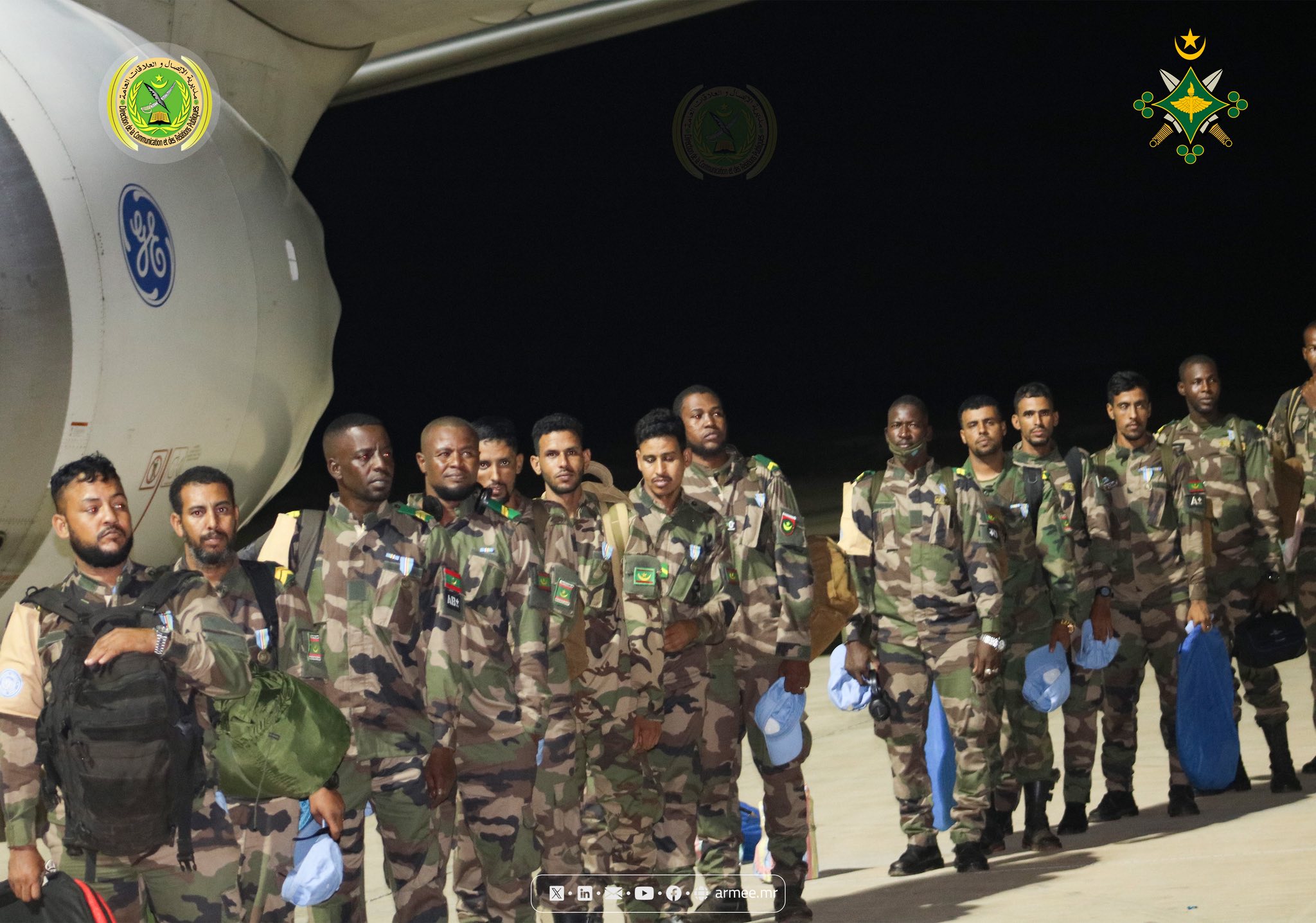 عودة الفوج الأول من الكتيبة الموريتانية التاسعة لحفظ (…)