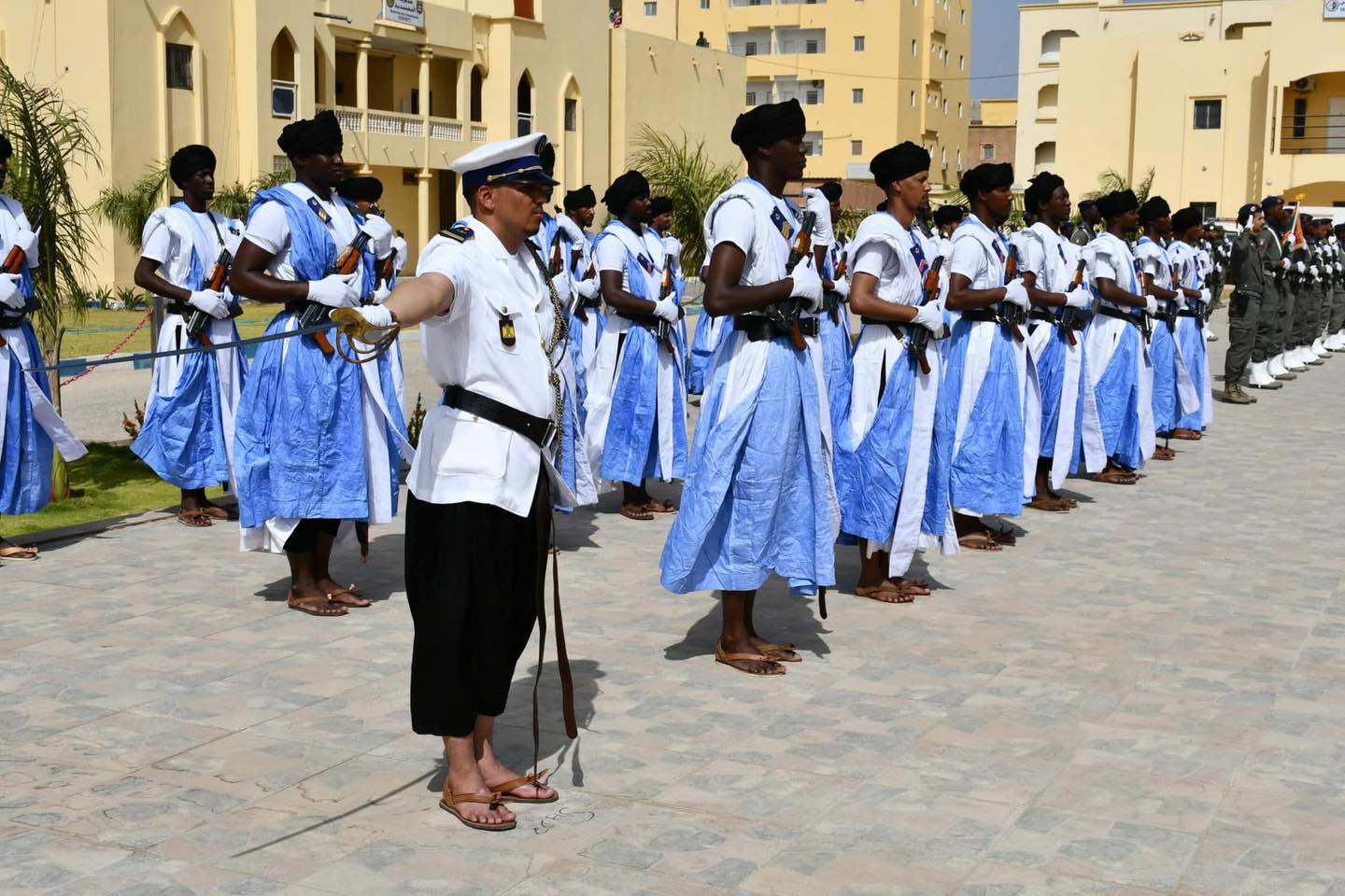 الحرس الموريتاني يخلد الذكرى الرابعة عشرة بعد المائة لتأسيسه