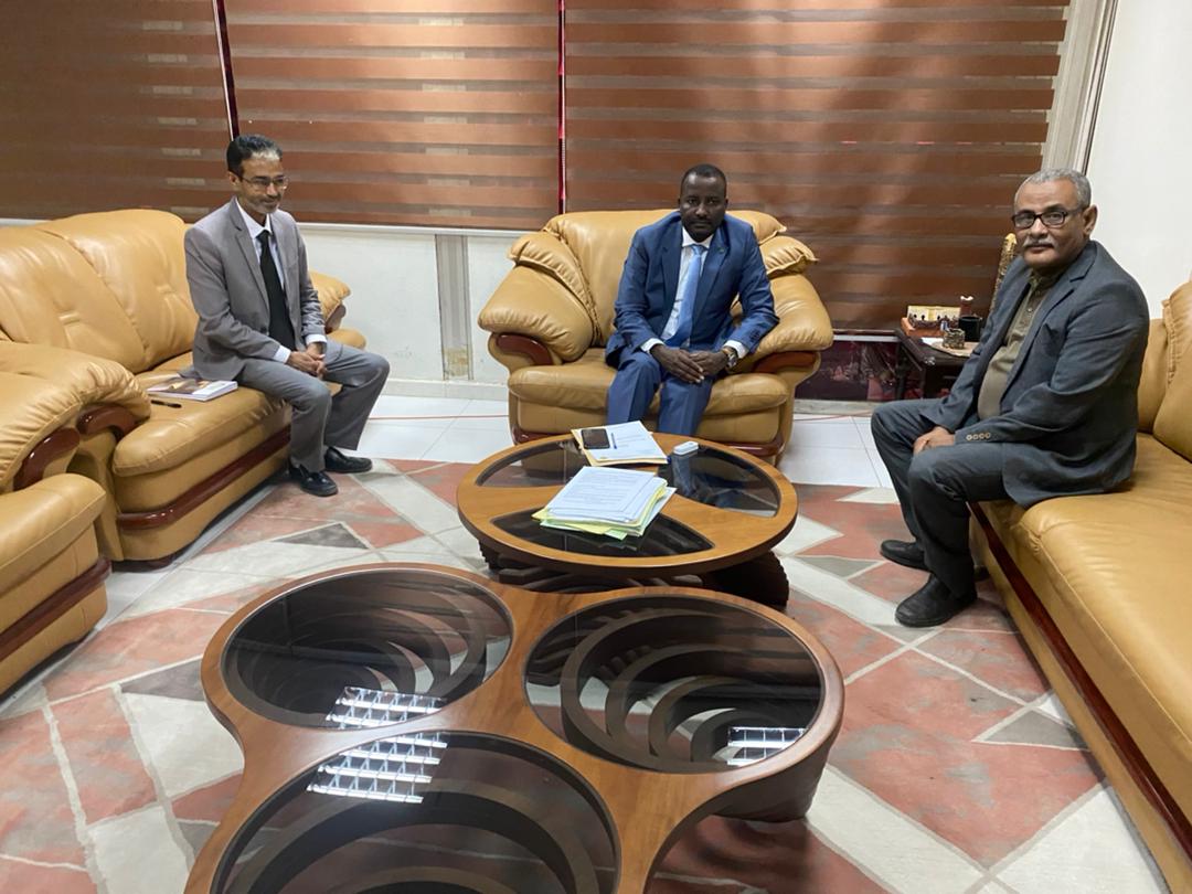 وزير الثقافة يلتقي رئيس رابطة الصحفيين الموريتانيين