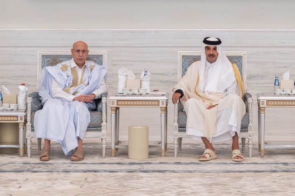 الرئيس غزواني يقدم التعازي لأمير قطر تميم في وفاة والده&nbsp;(…)