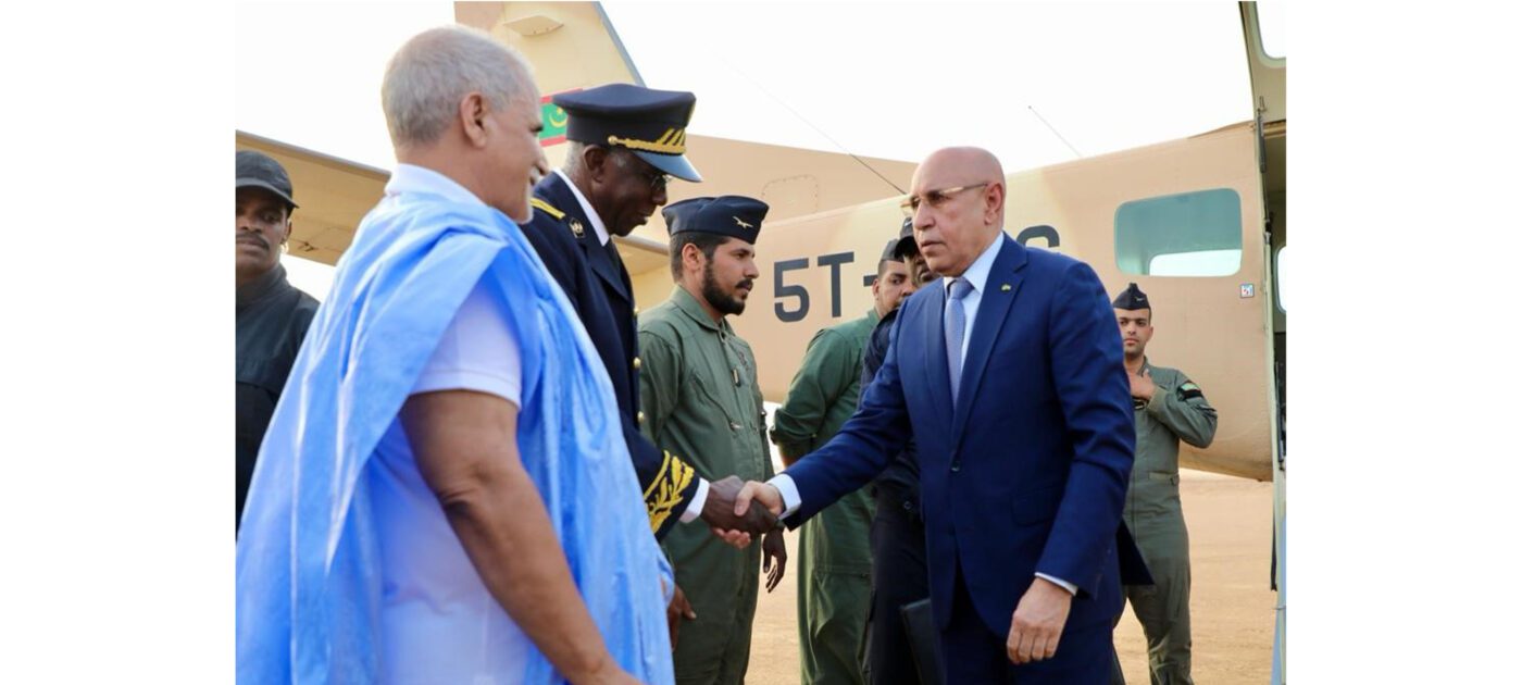 الرئيس غزواني يصل مدينة ألاك في مستهل زيارة عمل واطلاع