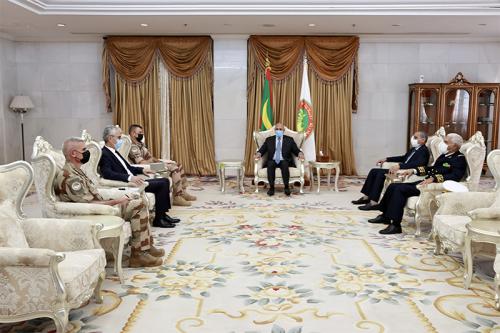 الرئيس ولد الغزواني يلتقي قائد قوة 