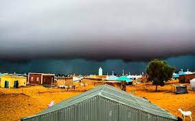 مقاييس الأمطار على ثلاث ولايات