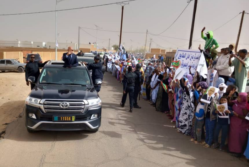 غزواني يصل إلى مدينة أطار في إطار زيارة عمل واطلاع
