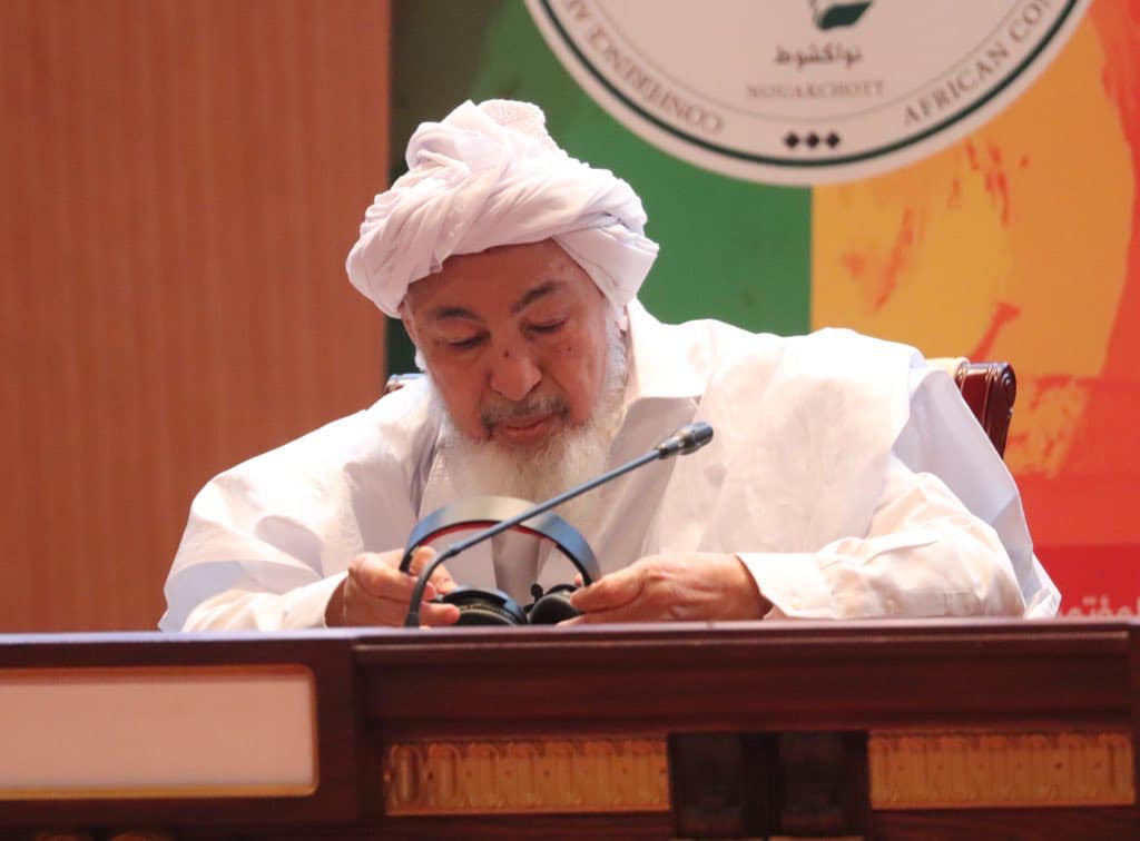 العلامة عبدالله بن بيه: بالسلم تحقق المصالح وتعمر الأرض