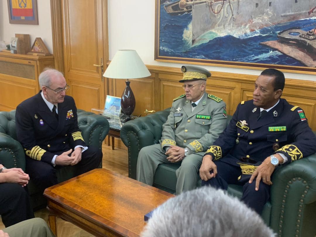 صور من زيارة قائد الأركان العامة للجيوش الموريتاني لإسبانيا