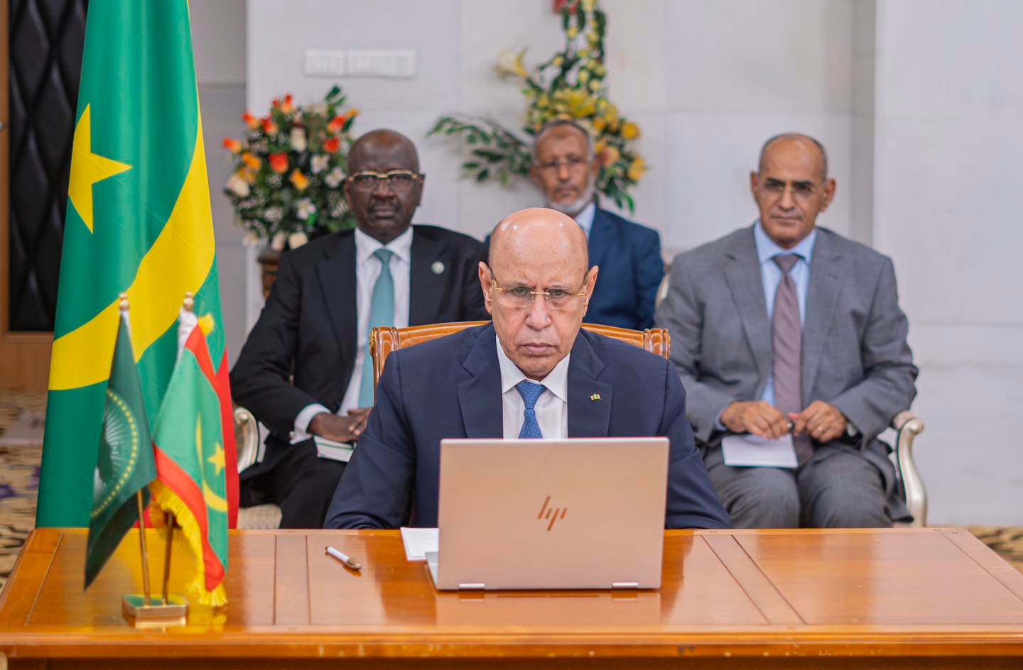 الرئيس غزواني يبحث وباء جدري القرود مع المدير العام&nbsp;(…)