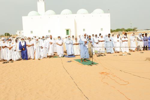 صلاة الاستسقاء بموريتانيا(صورة)