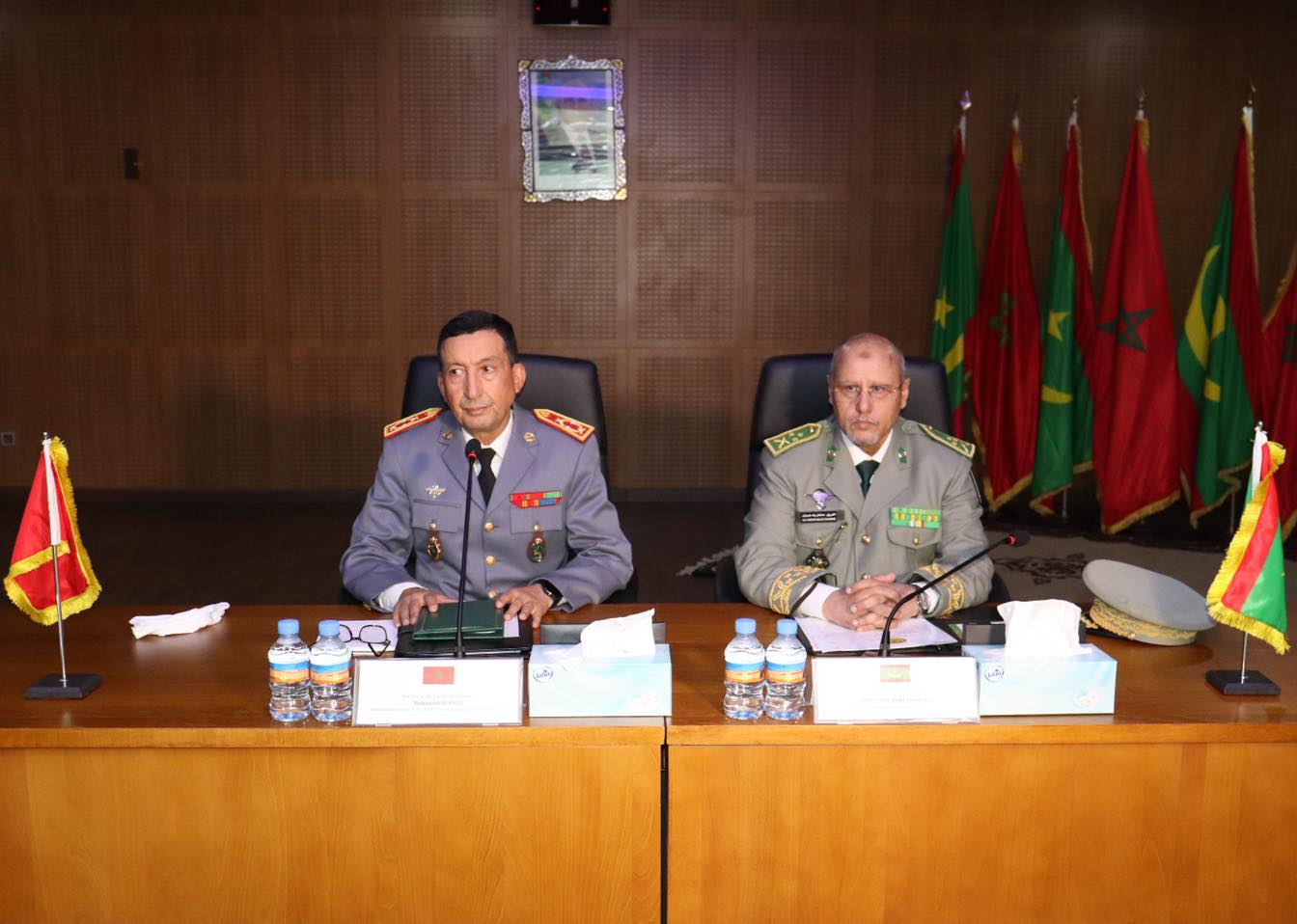 اجتماع عسكري موريتاني مغربي
