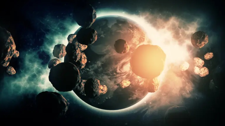 صورة: استنفار بالفضاء.. ماذا يحدث لو ضربت الأرض صخرة مدمرة؟