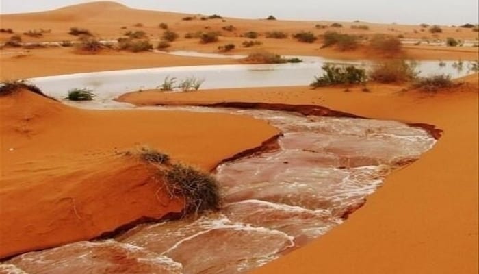مقاييس الأمطار البارحة