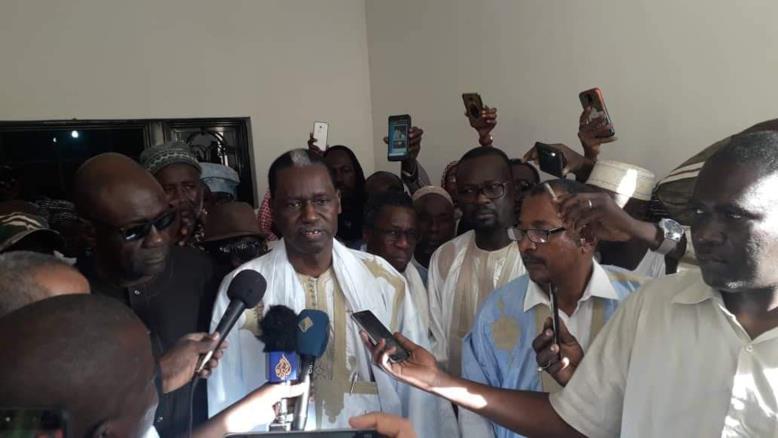 كان حاميدو بب يزور ثلاث ولايات داخلية