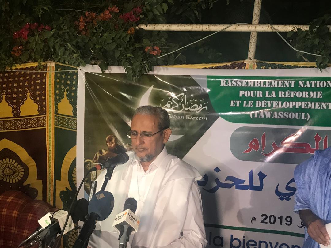 ولدسيدي يدعو المعارضة إلى التوافق والوقوف في وجه التزوير&nbsp;(…)