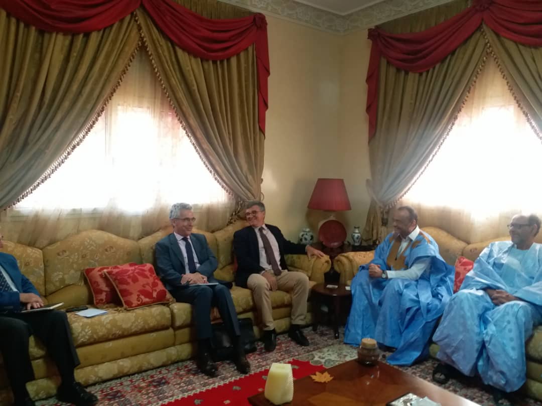 المرشح ولد بوبكر يلتقى سفراء من الاتحاد الأوروبي في نواكشوط