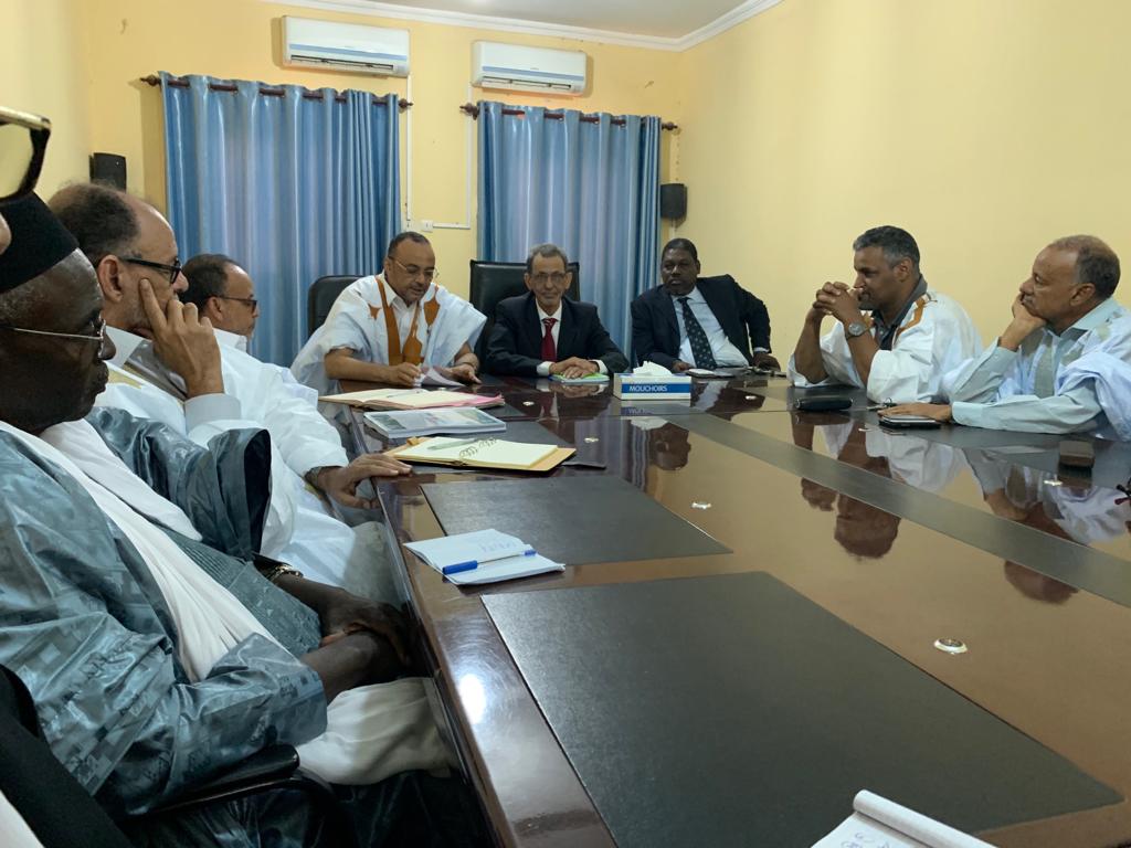 المرشح ولد بوبكر يزور اللجنة المستقلة للانتخابات