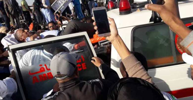 تفاصيل إصابة الوزير المكلف بالميزانية خلال سقوط منصة&nbsp;(…)