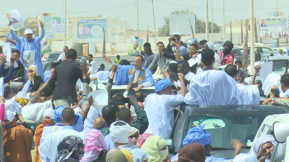 استقبال منطقع النظير لمرشح التغيير المدني بنواذيبو