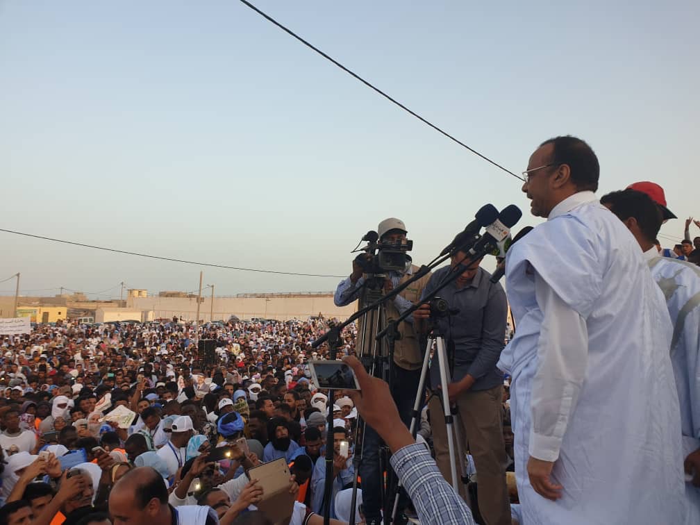 المرشح ولد بوبكر في مهرجان جماهيري حاشد بنواذيبو: ولد&nbsp;(…)